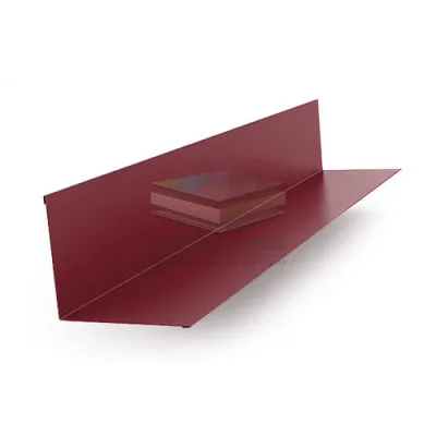 Планка примыкания верхняя 250х147х2000-0.45 RAL3005 Viking