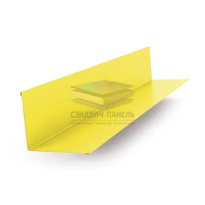 Планка примыкания верхняя 250х147х2000-0.5 RAL1018 Norman