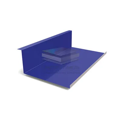 Планка примыкания нижняя 250х122х2000-0.5 RAL5002 Norman