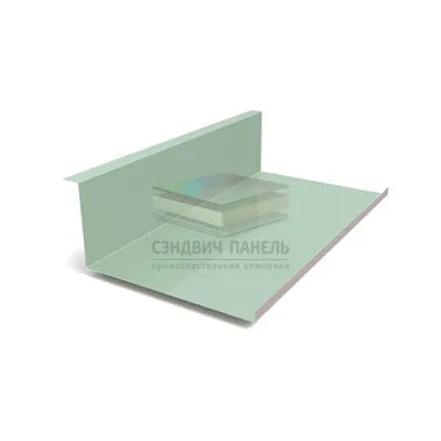 Планка примыкания нижняя 250х122х2000-0.5 Tourmalin PURMAN