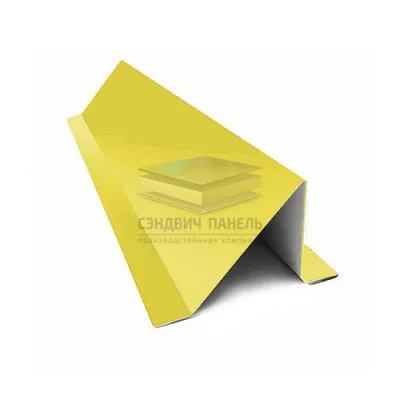 Планка снегозадержания-0,45 RAL1018 Полиэстер с пленкой