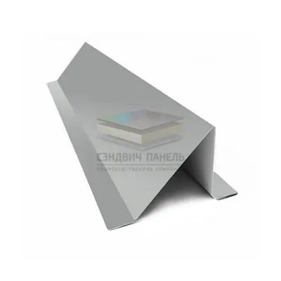 Планка снегозадержания-0,45 RAL9006 Полиэстер с пленкой