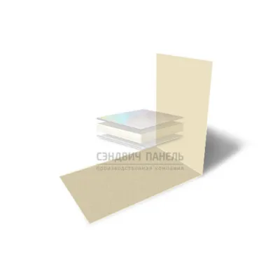 Планка снегозадержания усиливающая 0,45 RAL1015 Полиэстер с пленкой