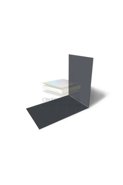 Планка снегозадержания усиливающая 0,5 RAL7024 Satin Matt