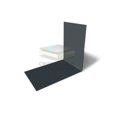 Планка снегозадержания усиливающая 0,5 RAL7016 Drap TX