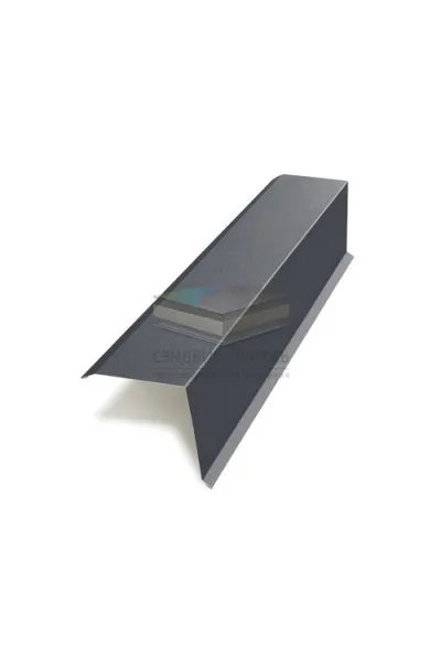 Планка торцевая 135х145х2000-0.5 RAL7024 Призма