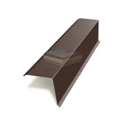 Планка торцевая 135х145х2000-0.5 RAL8017 Viking E
