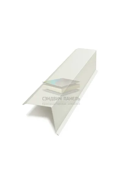 Планка торцевая 135х145х2000-0.5 RAL9003 Полиэстер