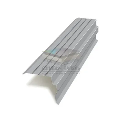 Планка торцевая 90х115х2000-0.5 RAL7004 Norman