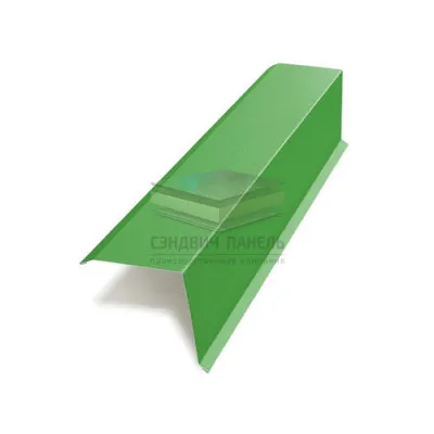 Планка торцевая 95х120х2000-0.5 RAL6018 Полиэстер