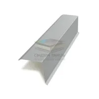 Планка торцевая 135х145х2000-0.5 RAL9006 Полиэстер