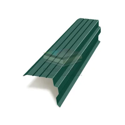 Планка торцевая 90х115х2000-0.45 RAL6005 Viking