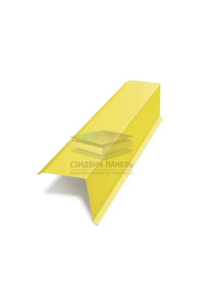 Планка торцевая 135х145х2000-0.5 RAL1018 Полиэстер