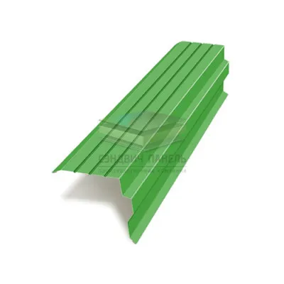 Планка торцевая 90х115х2000-0.5 RAL6018 Norman