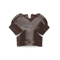 Тройник Y конька полукруглого 0,5 RAL8017 PurLite Matt с пленкой