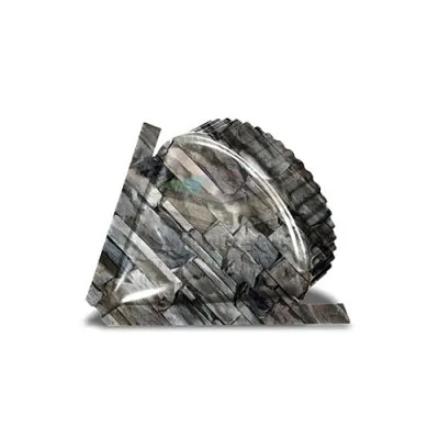 Заглушка конька круглого конусная-0.5 Белый Камень ECOSTEEL