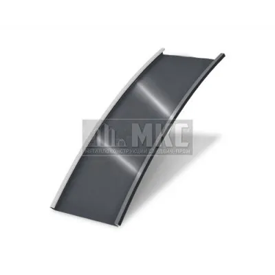 Арочный фальц гладкий 0,5 Quarzit lite RAL 7024