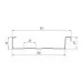 Арочный фальц профилированный 0,5 Quarzit lite RAL 6005