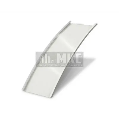 Арочный фальц гладкий 0,5 Satin RAL 9003