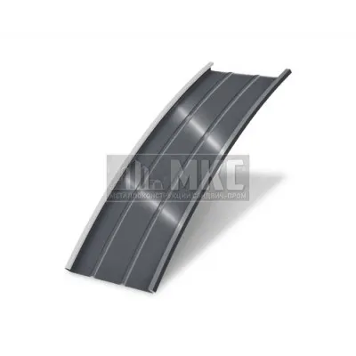 Арочный фальц профилированный 0,5 Velur20 RAL 7024
