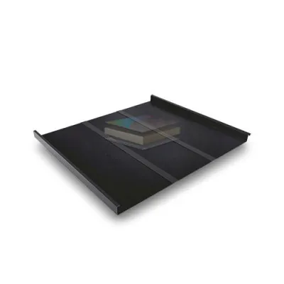 Фальц двойной стоячий Line 0,5 Satin с пленкой RAL 9005 черный