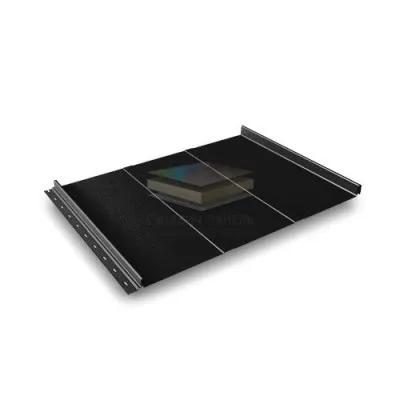 Кликфальц Line 0,45 Drap ST с пленкой на замках RAL 9005 черный