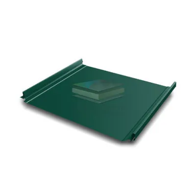 Кликфальц Pro 0,5 Velur с пленкой на замках RAL 6005 зеленый мох