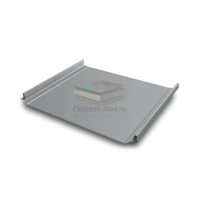 Кликфальц Pro 0,45 PE с пленкой на замках RAL 7004 сигнальный серый