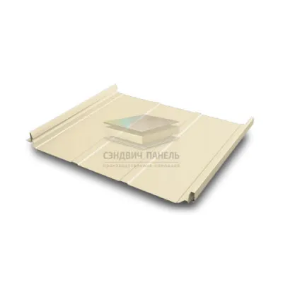 Кликфальц Pro Line 0,5 Satin с пленкой на замках RAL 1015 светлая слоновая кость