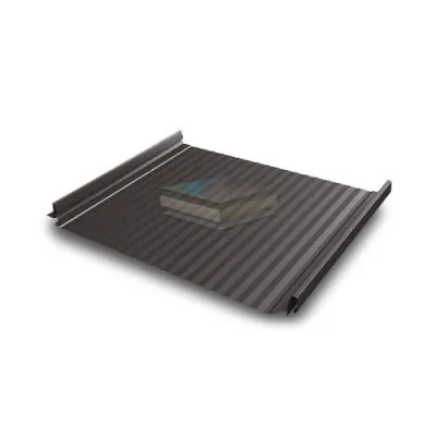 Кликфальц Pro Gofr 0,5 PurLite Matt RR 32 темно-коричневый