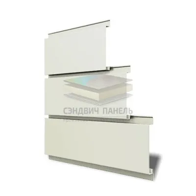 Линеарная панель-с торцами гладкий RAL9003, 24хС/20