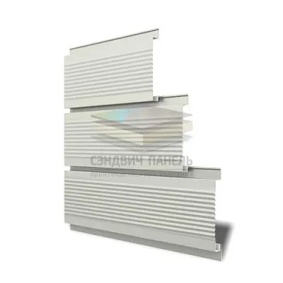 Линеарная панель-открытый волна RAL9002, 24хС/20 профилированная