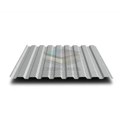 Профнастил МП20-1100-0.7 RAL9006 Полиэстер