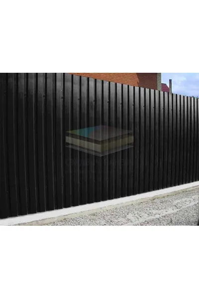 Профнастил МП20-1100-0.5 RAL9005 Viking E