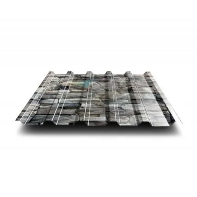 Профнастил МП35-1035-0.5 БелыйКамень ECOSTEEL