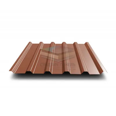 Профнастил МП35-1035-0.5 RAL8004 Viking-E