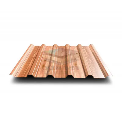 Профнастил МП35-1035-0.5 Кедр ECOSTEEL_T