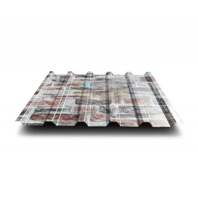 Профнастил МП35-0.5, Ширина-1035, ECOSTEEL Кварцевый Сланец