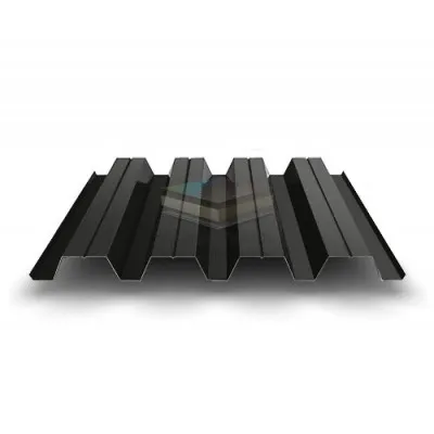 Профнастил Н57-750-0.55 RAL9005 Полиэстер