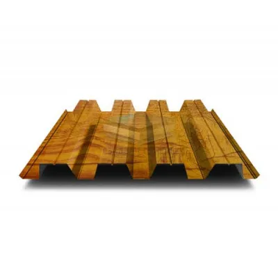 Профнастил Н60-845-0.5 ЗолотойДуб ECOSTEEL_T