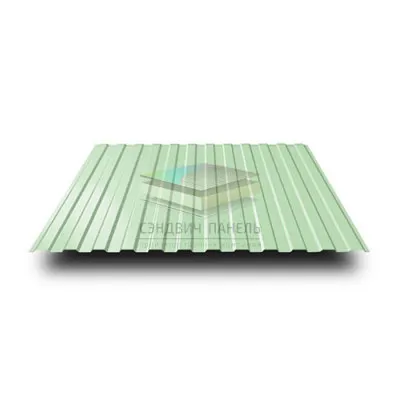 Профнастил МП10-1100-0.5 RAL6019 Norman