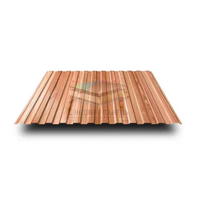 Профнастил МП10-1100-0.5 Кедр ECOSTEEL_T