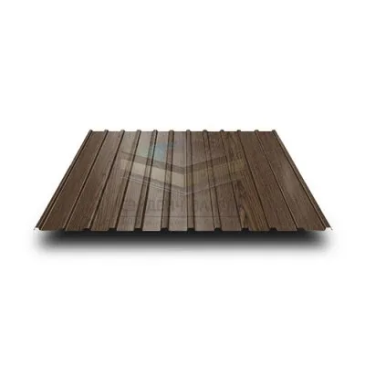 Профнастил С10-1160-0.5 МореныйДуб ECOSTEEL_МАД