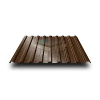 Профлист С17х1150-0.5 Темное дерево ECOSTEEL