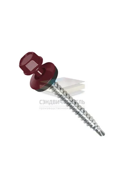 Саморезы по дереву 4,8х70 RAL3005