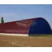 Арочные сэндвич панели комбинированные (Мин. вата и ППС), ширина 1200 мм, толщина 80 мм, RAL3005
