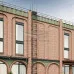 Вертикальная пожарная лестница П1-1 с площ. 800х800 ОЦ L=1050мм