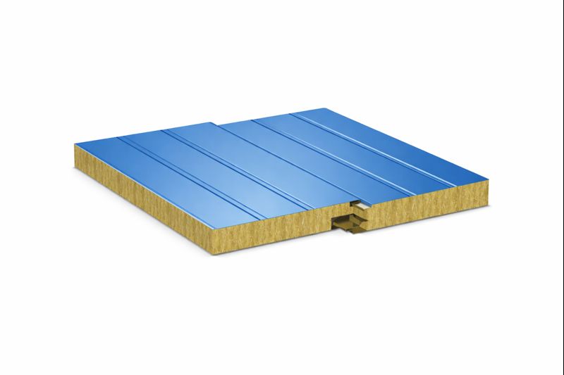 Стеновые сэндвич-панели из минваты шириной 1000 мм