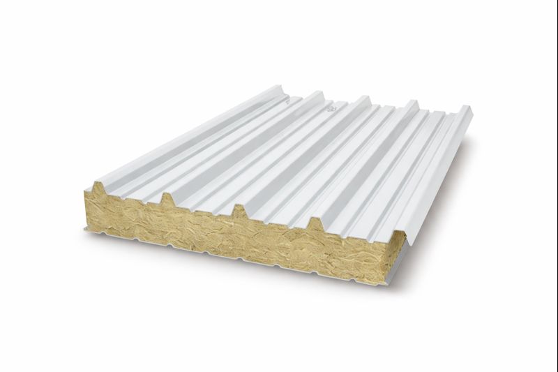 Кровельные сэндвич-панели из минваты шириной 1200 мм