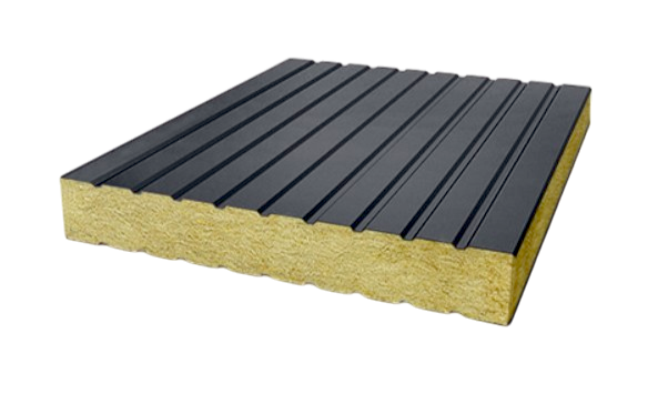 Фото для статьи: сэндвич-панели из минеральной ваты — профиль и замок крупным планом